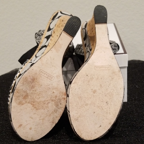Coach "Rachel" Wedge sandals - Picture 5 of 8